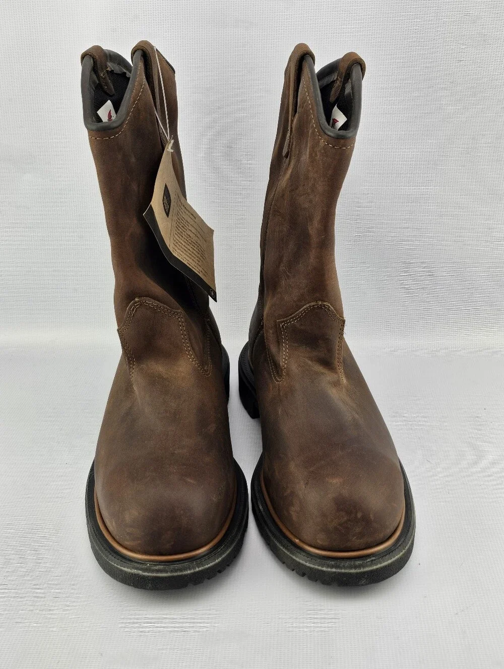 Red Wing DynaForce Style 2272 Steel Toe Brown Leather Boots Men's Size 9
